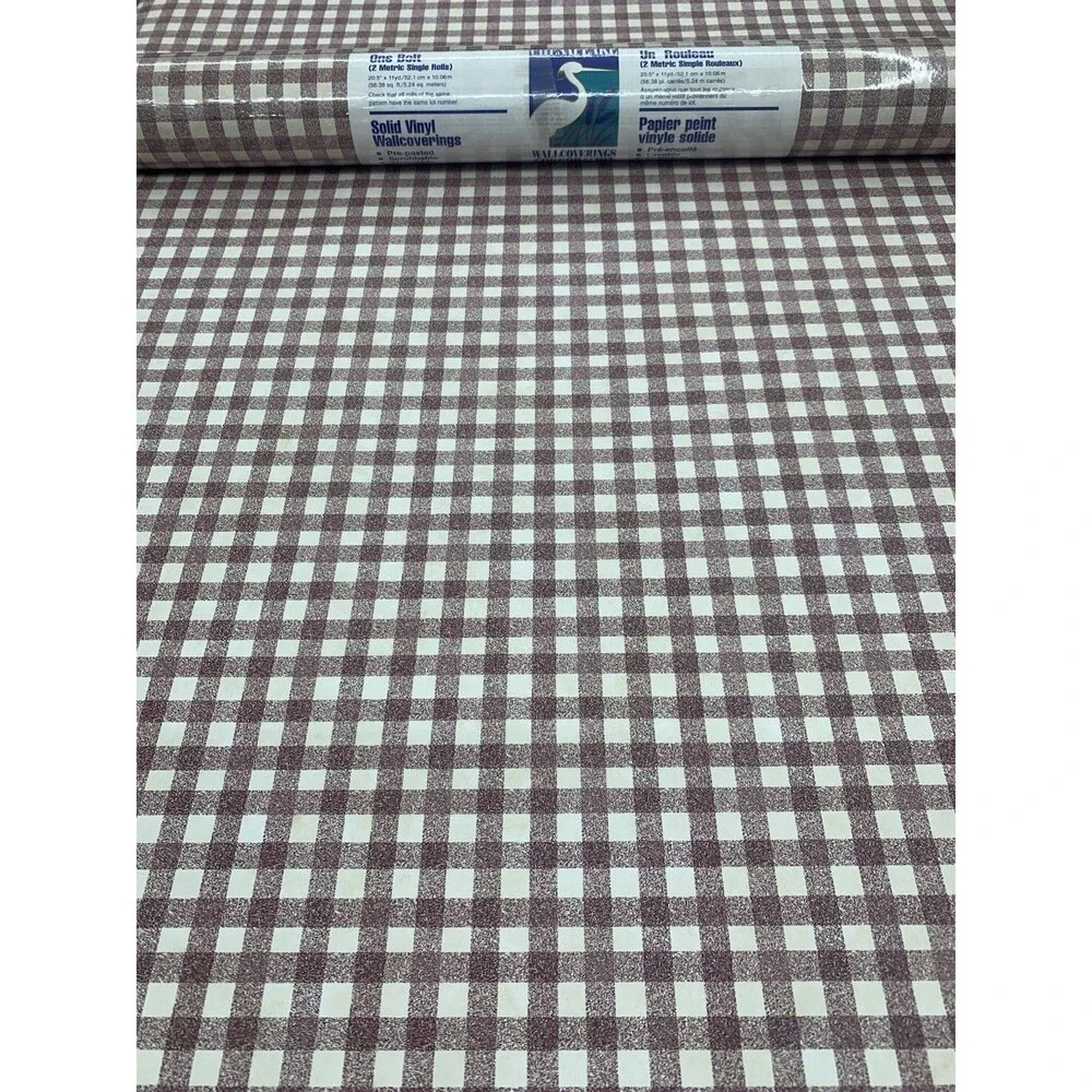 Chesapeake Small Check Plaid Wallpaper QW6413-6, 20.5” X 11yds